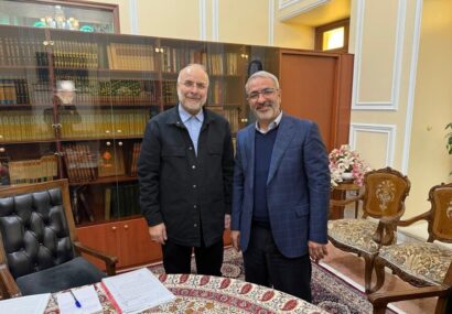 دیدار شهردار کرج با رئیس مجلس شورای اسلامی